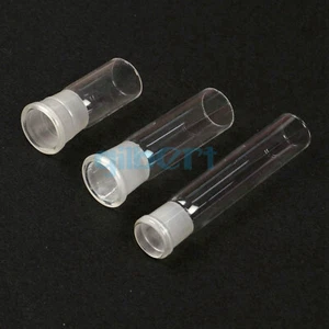 #10 #14 #19 #24 #29 #50 Single Female Joint Glass Straight Adapter Tube Labware - Picture 1 of 12