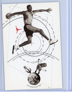 1991 Nike Trading Cards #3 Do You Know 1990 Michael Jordan /Spike Lee