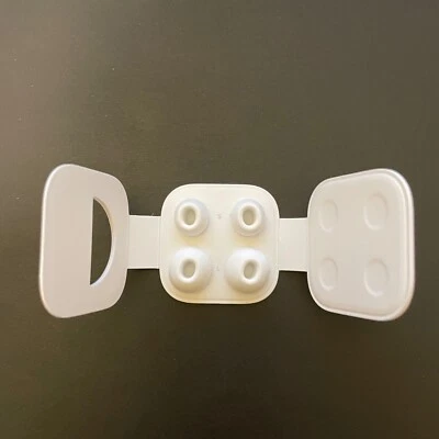 Genuine Apple AirPods Pro Replacement Ear Tips - 2 Sets (Large/Small), White  - Image 1 of 4