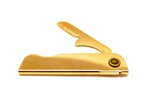 Vintage Gold Color Folding Blade Knife - Picture 1 of 6