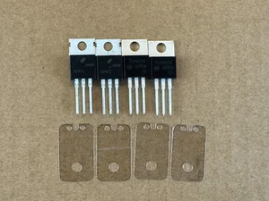 4 New TIP41C/TIP42C Onsemi Transistors w/ micas sub for 2SA771 2SC1986 outputs - Picture 1 of 1