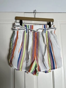 LEMLEM X H&M SIZE M SHORTS BELTED WITH POCKETS BNWT - Picture 1 of 9