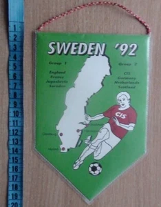 Wimpel Original Nationalmannschaft GUS aus EURO-1992, Schweden, Schottland, Deutschland - Bild 1 von 2