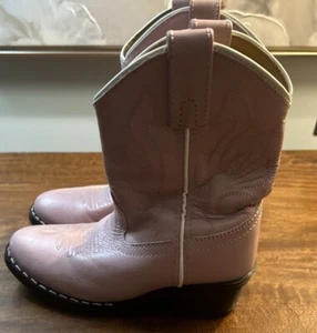 Masterson Boot Co. Bota vaquera country rosa talla 10 para niñas - Imagen 1 de 4