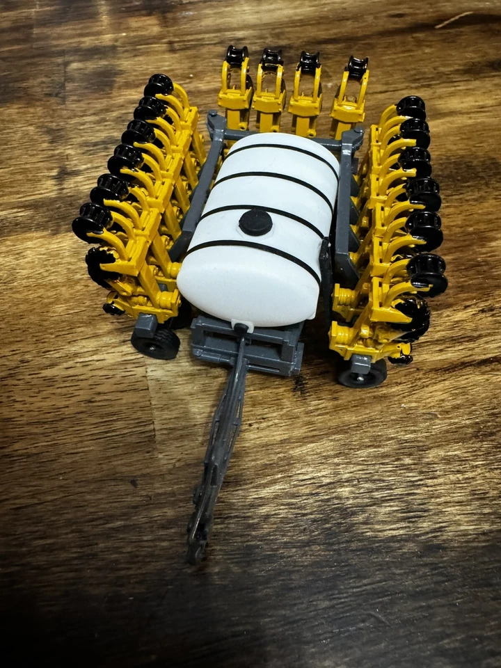 1/64 Custom Yellow 16row Striptill W/ Liquid Tank Farm Toy  - Image 1 of 3