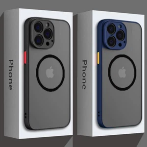 Case For iPhone 16 15 14 13 12 11 Pro Max Mini ShockProof Magnetic Acrylic Cover - Picture 1 of 30