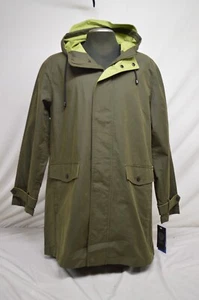 NEW Vince Camuto Men's Olive Green Hooded Anorak Coat Jacket Size Large - Picture 1 of 10