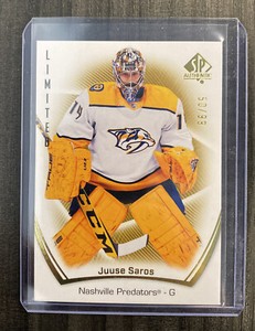 2021-22 UPPER DECK SP AUTHENTIC HOCKEY LIMITED GOLD JUUSE SAROS /99🔥🔥