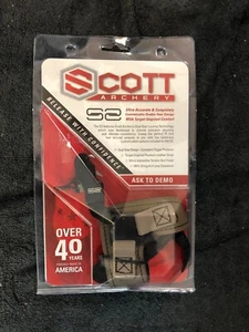 Scott Archery Release S2 Double Sear Design Leather Strap 4007BS4-BK NEW! - Picture 1 of 1