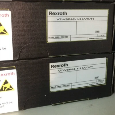New Rexroth amplifier R901002090 VT-VSPA2-1-21/V0/T1 Fast Shipping - Image 1 of 2