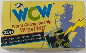 1992 WCW TOPPS World Championship Wrestling Trading CARD Factory Sealed BOX UK - Picture 1 of 1