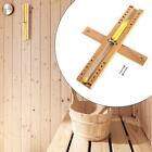 Sauna Sand Timer 15 Minute Wall Mount Wooden Rotating Sand Clock for Bathroom