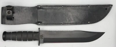 KA-BAR USA Model 2211 Big Brother Knife with Leather Sheath - Image 1 of 4