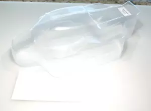 XRA350020 XRAY XB8 '25 NITRO BUGGY CLEAR BODY SHELL WITH WINDOW MASKING - Picture 1 of 1