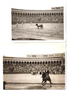 Plaza de Toros Seville 1950's Bullfight 2 Amateur Snapshots - Photos binP1B - Picture 1 of 3