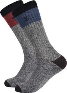 Timberland Hombres Gris Claro Rendimiento Acolchado Corte Redondo Calcetines 2 Pares Talla Única - Imagen 1 de 5