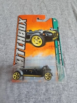 2012 Matchbox CATERHAM R500 SUPERLIGHT Black 111/120 LITTLE BEND National Park - Image 1 of 4