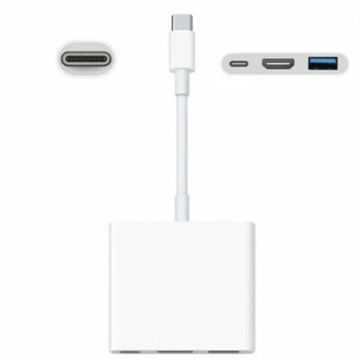Apple USB-C Digital AV Multiport Adapter For MacBook A1621 HDMI cable - Image 1 of 4