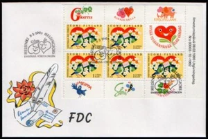 Finland FDC 1993, Friendship, Heart, Bird, Flower, Mint - Picture 1 of 1