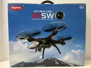 Black Syma X5SW RC Drone Quadcopter 2.4Ghz FPV WIFI Drones w/ 720P HD Camera NEW - Picture 1 of 9