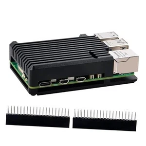 Aluminum Heatsink Case for Raspberry Pi 5, Aluminum Alloy Armor Case, Passive - Picture 1 of 8