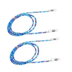 2 Stück Acryl Brillenhalter Band Perlen Brillenhalter Halskette Kordel - Bild 1 von 11