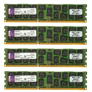 Server RAM Module Kingston Kvr16r11d4/8hc 32GB 4x 8GB Kit PC3-12800 1600MHz ECC - Picture 1 of 3