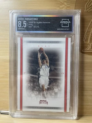 DIRK NOWITZKI RUBÍ/75 2004-05 Skybox Premium #44 rubíes #67/75 patio SSP 8,5 AC Foto 1 de 2