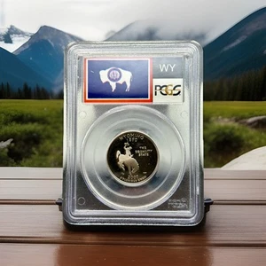 2007-S PCGS PR69DCAM Wyoming Clad Quarter - US Mint 50 States Series - Picture 1 of 4