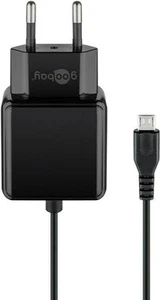 Micro USB Ladegerät 3,0 A; Micro USB Ladegerät 3,0 A, Schwarz, 1.5 m - Netzteil - Bild 1 von 2