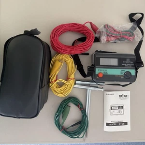 Kyoritsu 4105 Digital Earth Ground Resistance Tester 20/200/2000 Ohm - Picture 1 of 3