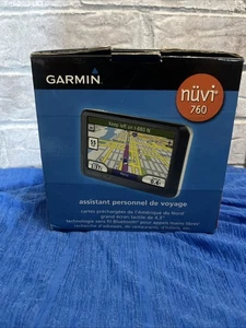 Garmin Nuvi 760 GPS Navigation Bundle w. Bluetooth W/ Box Manuals Touchscreen - Picture 1 of 5