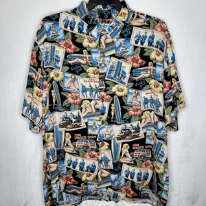 Vintage Beach Boys Reyn Spooner Button Down Shirt Size XXL - Picture 1 of 9