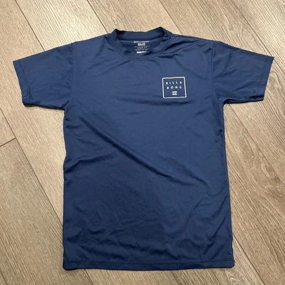 Camisa de surf juvenil Billabong talla 12 protección UVA/UVB azul marino Foto 1 de 3