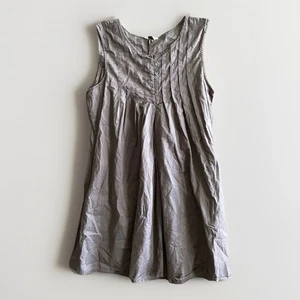 Old Navy Dresses Size Large Gray Summer Babydoll Dress Cottagecore Sundress Farm - Picture 1 of 21