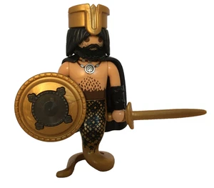Playmobil King Ocean Snake w/ golden shield & sword - C20 - Picture 1 of 5