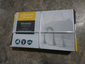 American Standard WESTERLY 7012801.295 Rubinetto Bagno 8" Nichel Spazzolato Nuovo - Foto 1 di 8