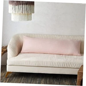 Body Pillow Cover 20" x 54",100% Pure 20"x 54" Body Pillow Cover Dusty Pink - Picture 1 of 8