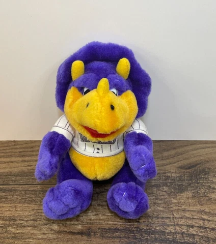 Colorado Rockies Dinger the Dinosaur 6" Beanbag Stuffed Animal Mascot Cover