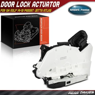 Motor actuador cerradura puerta trasera izquierda para Volkswagen Golf 14-19 Passat Jetta Atlas Foto 1 de 4