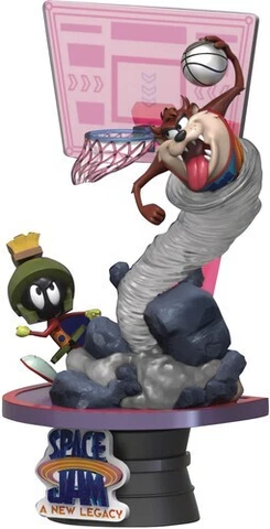 WB  Beast Kingdom - Space Jam New Legacy DS-070 Taz & Marvin D-Stage 6" Statue Cover
