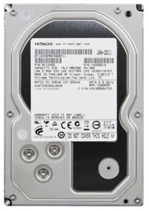 HUA723030ALA640 / 0F12456 Hitachi  7K3000 3TB internal 7200RPM 3.5" HDD- - Picture 1 of 2