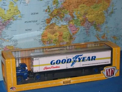 M2 MACHINES 1958 CHEVROLET SPARTAN LCF & GOOD YEAR TRAILER **BRAND NEW & RARE** - Image 1 of 4