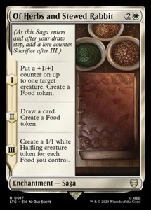MTG - OF HERBS AND STEWED RABBIT - Lord of the Rings Co (R) - Picture 1 of 1
