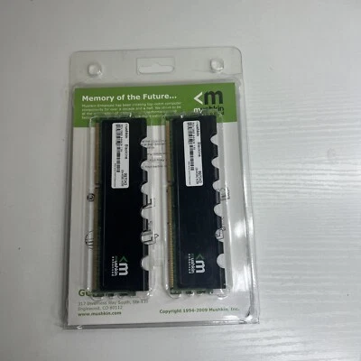 PC MEMORY - MUSHKIN BLACKLINE PC3 12800 1.5V 8GB (2X4GB) 997043 - New SEALED - Image 1 of 3