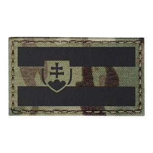 IR Slovak Rep Slovakia flag multicam Vlajka Slovenska infrared IFF patch - Picture 1 of 3