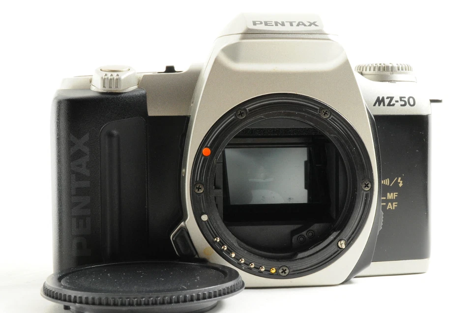 [Excellent++] PENTAX MZ-50 MZ 50 35mm SLR AF Film Camera Body Silver w/ Body Cap - Image 1 of 4
