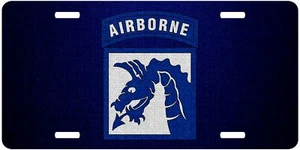 High Grade Aluminum License Plate - US Army Divisions - Many Options - Picture 1 of 13
