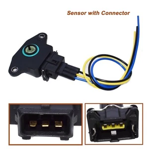 Throttle Position Sensor TPS w/ Plug Connector Wire For Kia Saab Volvo 1336385 - Picture 1 of 9