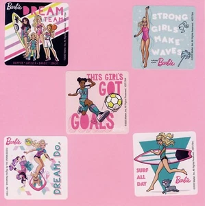 10 Barbie Sports - Large Stickers - Party Favors - Rewards - Picture 1 of 1